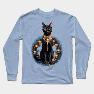 Xmas Bombay Cat Long Sleeve T-Shirt